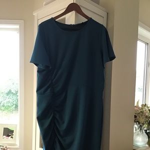 Plus size 1X Rachel Rachel Roy Ruched Crepe Dress